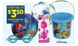 Dollar General Licensed Swim Toys offer