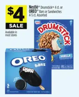 Dollar General Nestle Drumstick or OREO Bars or Sandwiches offer