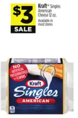 Dollar General Kraft Singles American Cheese offer