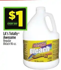 Dollar General LA's Totally Awesome Regular Bleach offer