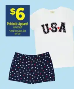 Dollar General Patriotic Apparel offer