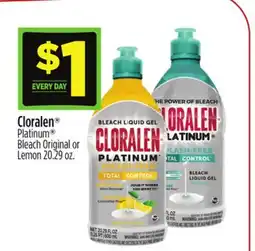 Dollar General Cloralen Platinum Bleach Original Lemon offer