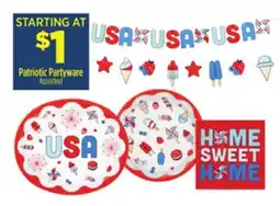 Dollar General Patriotic Partyware offer