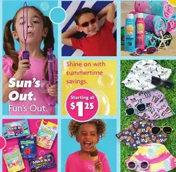 Family Dollar Shine on with summertime offer