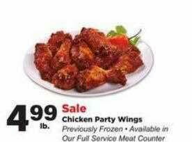 Stater Bros Chicken Party Wings offer