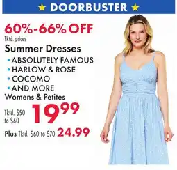 Boscov's Summer Dresses offer