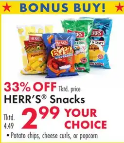 Boscov's HERR'S Snacks offer