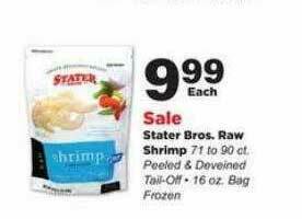 Stater Bros Stater Bros. Raw Shrimp offer
