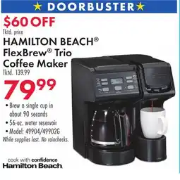 Boscov's HAMILTON BEACH FlexBrew Trio Coffee Maker offer