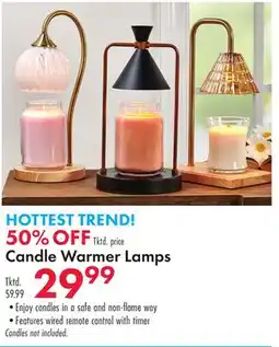Boscov's Candle Warmer Lamps offer