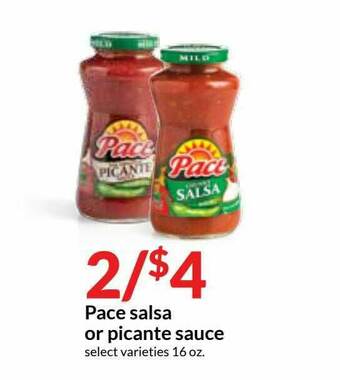 Hy-Vee Pace Salsa Or Picante Sauce offer