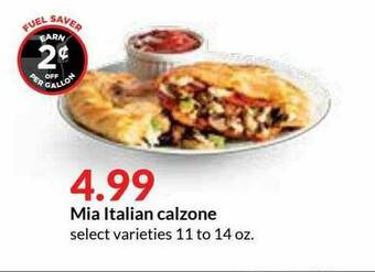 Hy-Vee Mia Italian Calzone offer