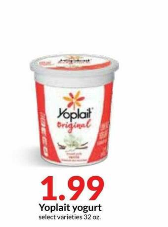 Hy-Vee Yoplait Yogurt offer