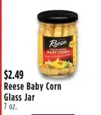 United Supermarkets Reese Baby Corn Glass Jar offer