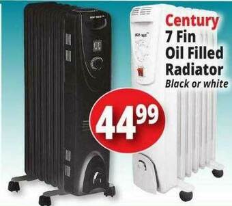 Ocean State Job Lot Century 7 Fin Oil Filled Radiator offer