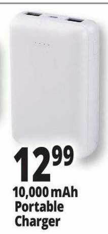 Ocean State Job Lot 10,000 MAh Portable Charger offer