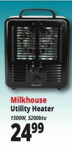 Ocean State Job Lot Milkhouse Utility Heater offer