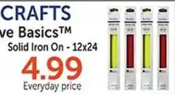Hobby Lobby ptive Basics Solid Iron On - 12x24 offer