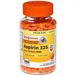 Walgreens Aspirin 325 mg Enteric-Coated Tablets Regular Strength offer