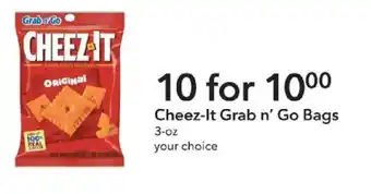 Cheez-It Grab n' Go Bags