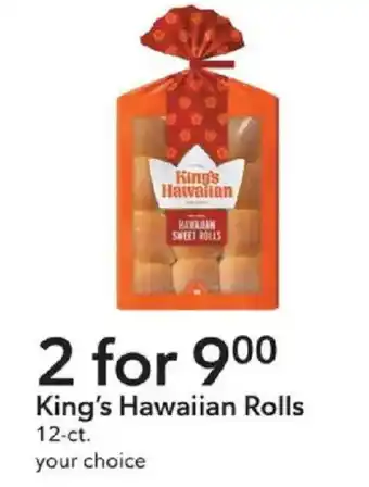 Publix King's Hawaiian Rolls offer