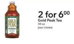 Publix Gold Peak Tea offer