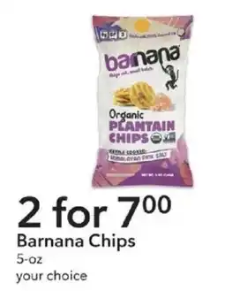 Publix Barnana Chips offer