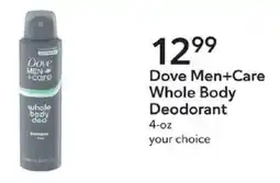 Publix Dove Men+Care Whole Body Deodorant offer