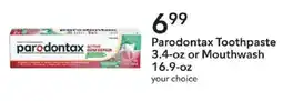 Publix Parodontax Toothpaste or Mouthwash offer