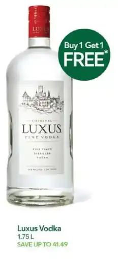Publix Luxus Vodka offer