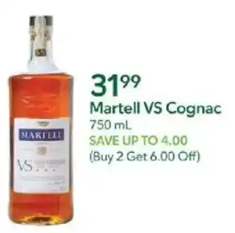Publix Martell VS Cognac offer