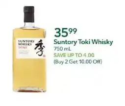 Publix Suntory Toki Whisky offer