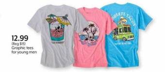 Bealls Graphic Tees For Young Men offer