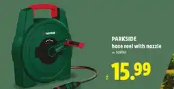 Lidl PARKSIDE hose reel with nozzle offer