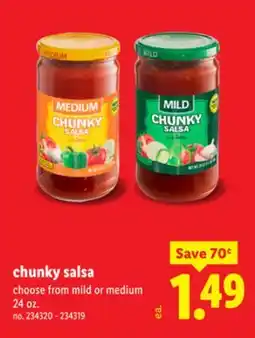 Lidl chunky salsa offer