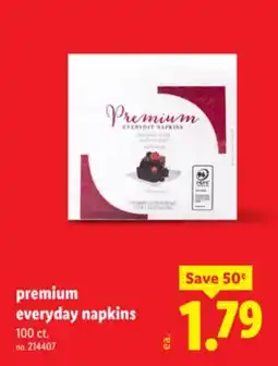 Lidl premium everyday napkins offer