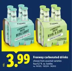 Lidl Freeway carbonated drinks offer