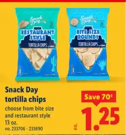 Lidl Snack Day tortilla chips offer