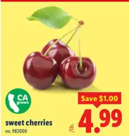 Lidl sweet cherries offer