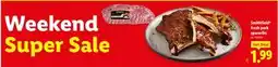 Lidl Smithfield fresh pork spareribs offer
