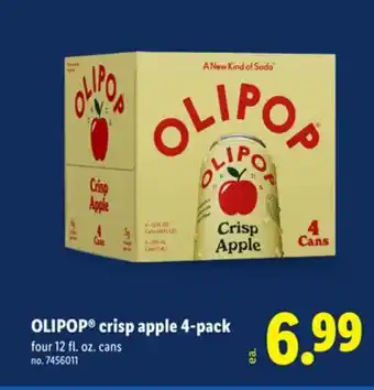 Lidl OLIPOP crisp apple 4-pack offer