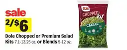 Meijer Dole Chopped or Premium Salad Kits or Blends offer