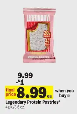 Meijer Legendary Protein Pastries offer