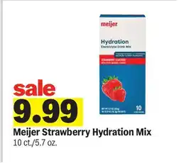 Meijer Meijer Strawberry Hydration Mix offer