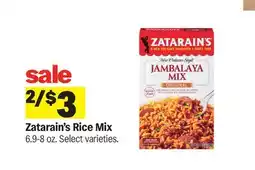 Meijer Zatarain's Rice Mix offer