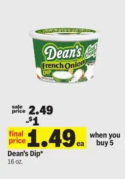 Meijer Dean's Dip offer