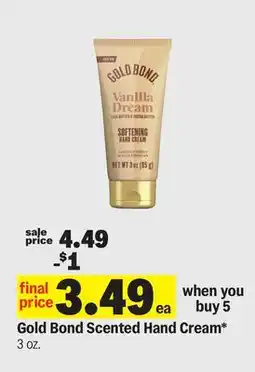 Meijer Gold Bond Scented Hand Cream offer
