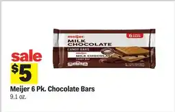 Meijer Meijer 6 Pk. Chocolate Bars offer