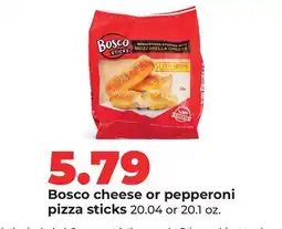 Hy-Vee Bosco cheese or pepperoni pizza sticks offer
