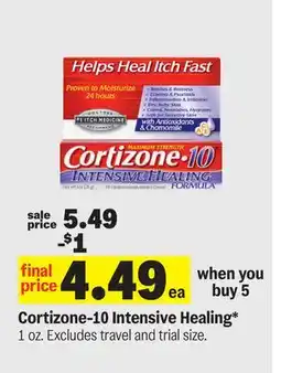 Meijer Cortizone-10 Intensive Healing offer